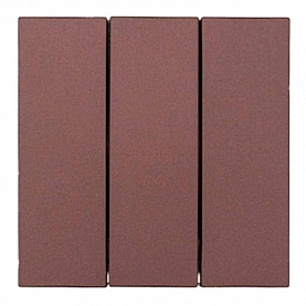 Выключатель Lezard Zima 704-7388-109QC 3 клавиши безвинтовой шоколад