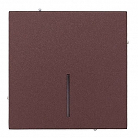 Выключатель Lezard Zima 704-7388-111QC 1 клавиша безвинтовой с подсветкой шоколад