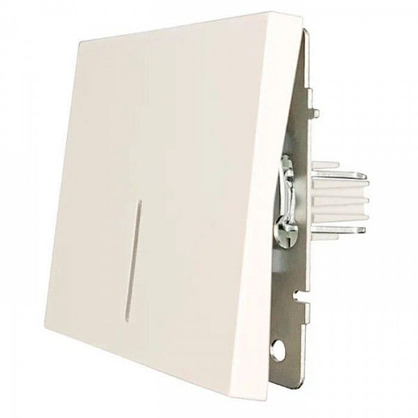 Выключатель Lezard Zima 704-9088-111QC 1 клавиша безвинтовой с подсветкой слоновая кость