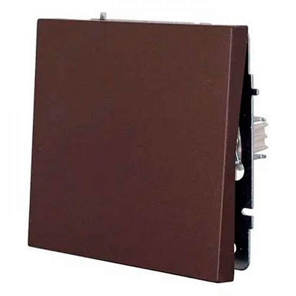 Выключатель Lezard Zima 704-7388-100QC 1 клавиша безвинтовой шоколад
