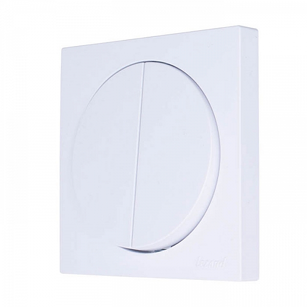 Выключатель Lezard Osen 743-0288-101 2 клавиши белый