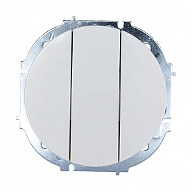 Выключатель Lezard Osen 743-0288-109 3 клавиши белый