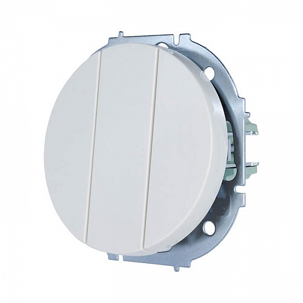 Выключатель Lezard Osen 743-0288-109 3 клавиши белый