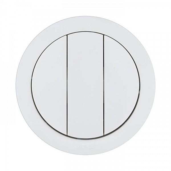 Выключатель Lezard Osen 743-0288-109 3 клавиши белый