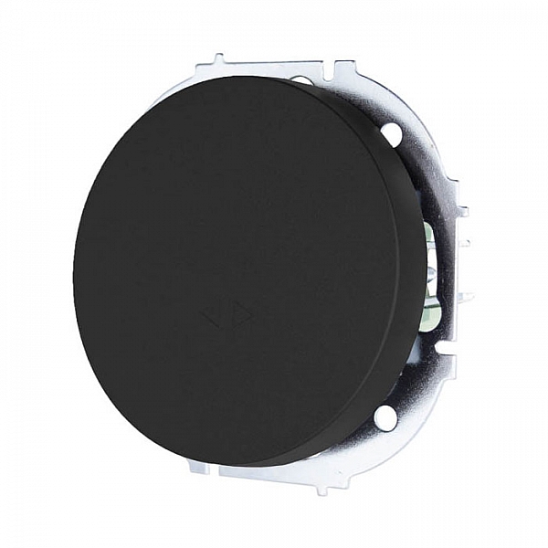 Выключатель перекрестный Lezard Osen 743-4288-107 1 клавиша черный бархат