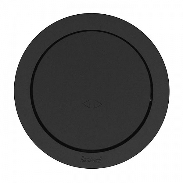 Выключатель перекрестный Lezard Osen 743-4288-107 1 клавиша черный бархат