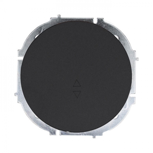 Выключатель проходной Lezard Osen 743-4288-105 1 клавиша черный бархат