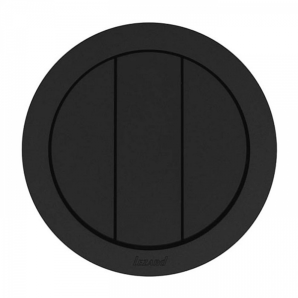 Выключатель Lezard Osen 743-4288-109 3 клавиши черный бархат