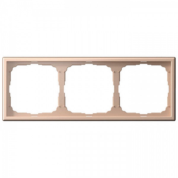 Рамка Systeme Electric ArtGallery GAL001203 3 поста песочная