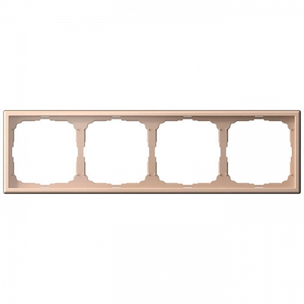 Рамка Systeme Electric ArtGallery GAL001204 4 поста песочная