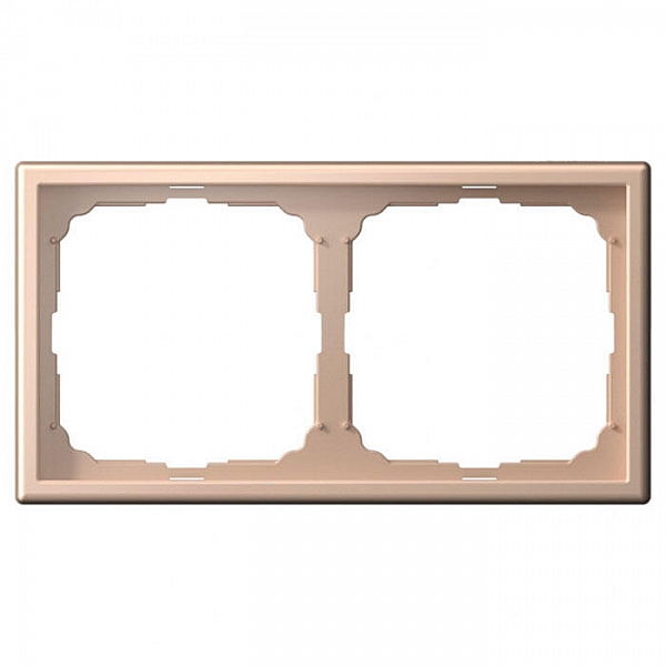 Рамка Systeme Electric ArtGallery GAL001202 2 поста песочная