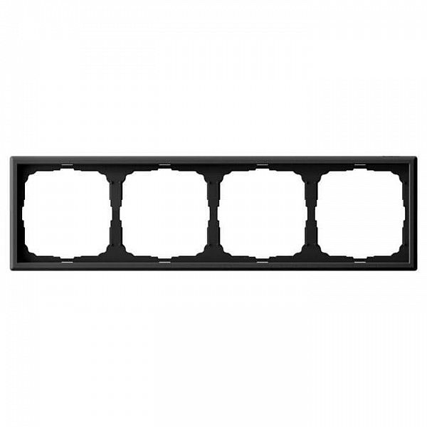 Рамка Systeme Electric ArtGallery GAL001004 4 поста карбон