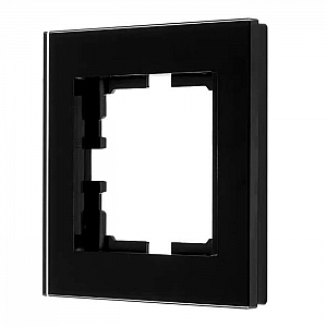 Рамка Lezard Vesna 742-5880-146 1 пост горизонтальная акриловая черный. Изображение - 1