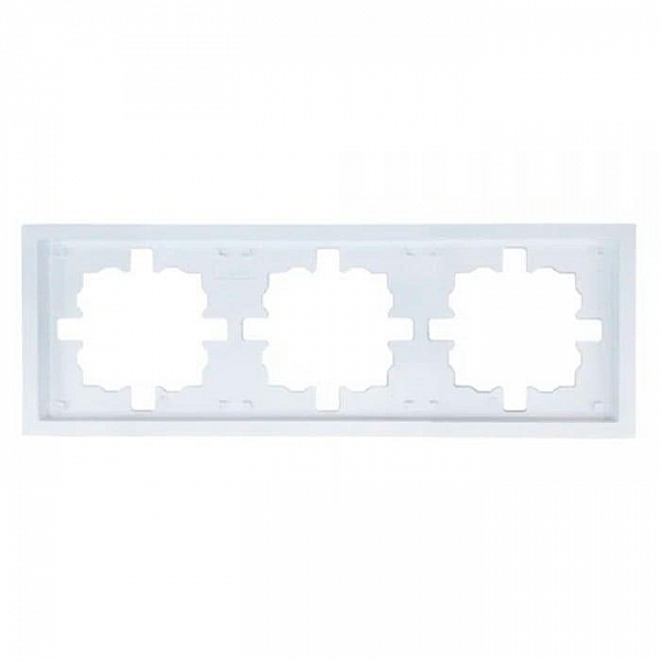 Рамка Lezard Zima 704-0200-148 3 поста белая