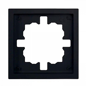 Рамка Lezard Zima 704-4200-146 1 пост черный бархат