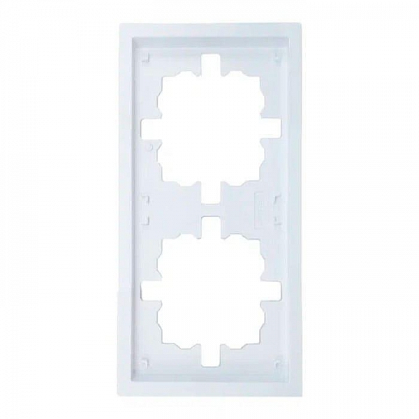 Рамка Lezard Zima 704-0200-147 2 поста белая