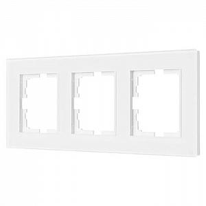 Рамка Lezard Vesna 742-5480-148 3 поста акриловая белая. Изображение - 1