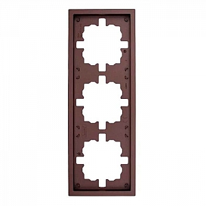 Рамка Lezard Zima 704-7300-148 3 поста шоколад