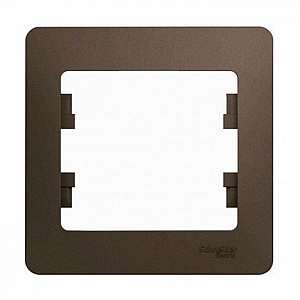 Рамка Lezard Zima 704-7300-146 1 пост шоколад