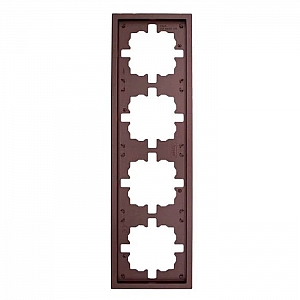 Рамка Lezard Zima 704-7300-149 4 поста шоколад