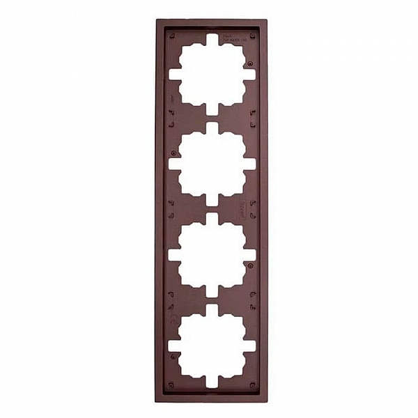 Рамка Lezard Zima 704-7300-149 4 поста шоколад