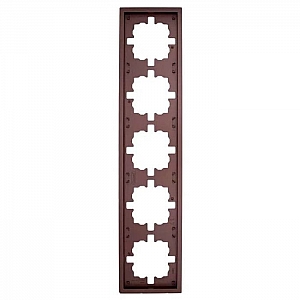 Рамка Lezard Zima 704-7300-150 5 постов шоколад