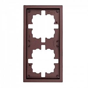 Рамка Lezard Zima 704-7300-147 2 поста шоколад