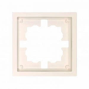 Рамка Lezard Zima 704-9000-146 1 пост слоновая кость