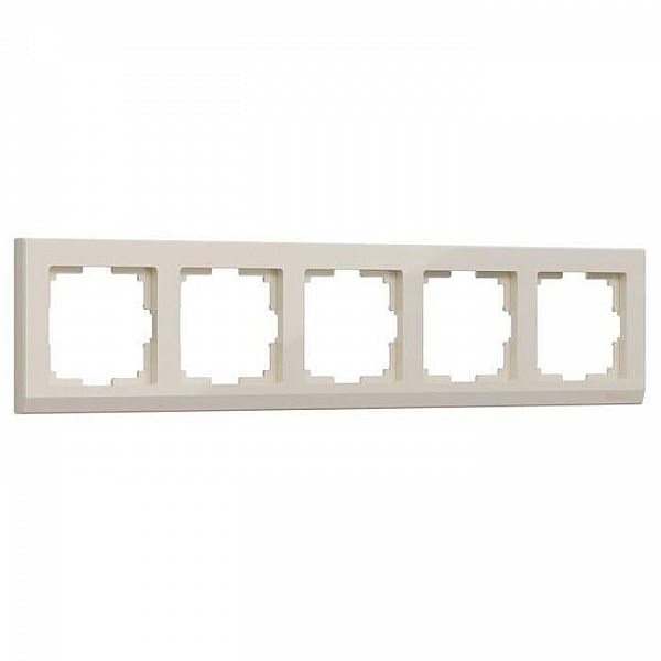 Рамка Lezard Zima 704-9000-150 5 постов слоновая кость