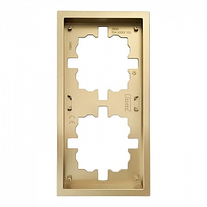 Рамка Lezard Zima 704-3600-147 2 поста золото
