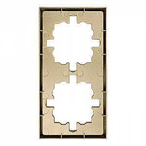 Рамка Lezard Zima 704-3600-147 2 поста золото. Изображение - 2