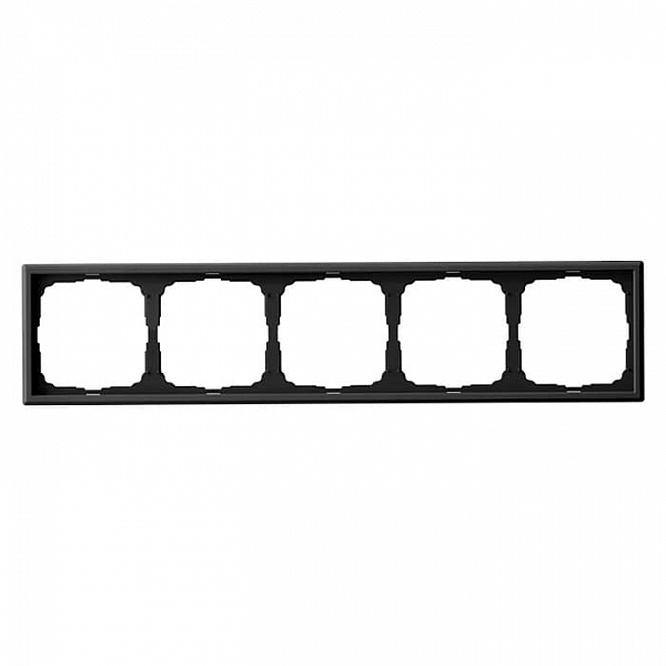 Рамка Systeme Electric ArtGallery GAL001005 5 постов карбон