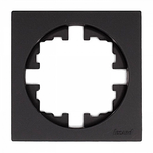 Рамка Lezard Osen 743-4200-146 1 пост без вставки черный бархат