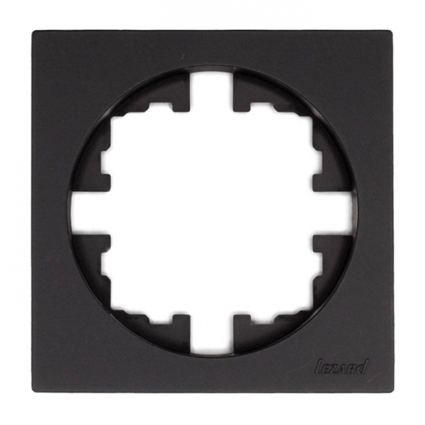 Рамка Lezard Osen 743-4200-146 1 пост без вставки черный бархат