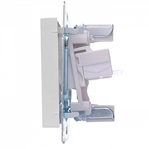 Розетка компьютерная Lezard Vesna 742-0288-141 двойная белая. Изображение - 2