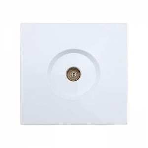 Розетка TV Lezard Zima 704-0288-130 оконечная белая