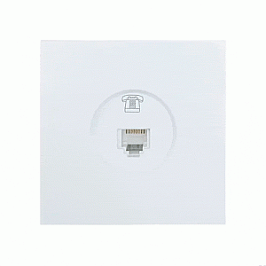 Розетка телефонная Lezard Zima 704-0288-137 белый