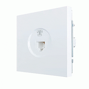 Розетка телефонная Lezard Zima 704-0288-137 белый. Изображение - 1