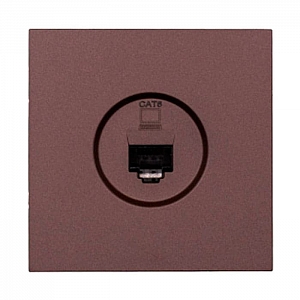 Розетка компьютерная Lezard Zima 704-7388-139 шоколад