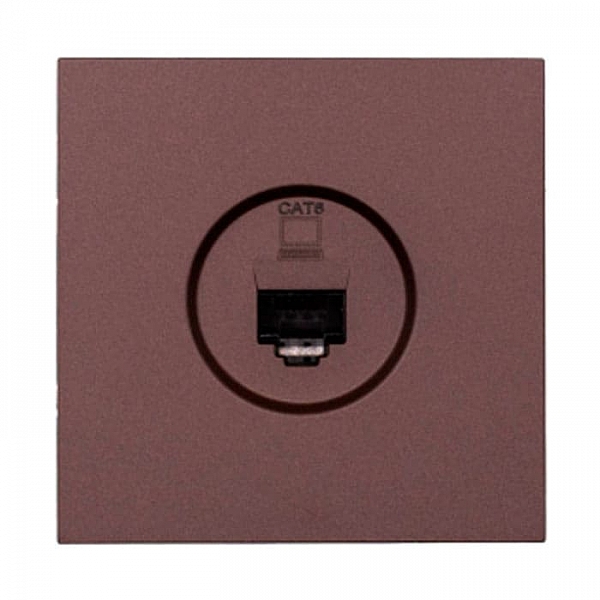 Розетка компьютерная Lezard Zima 704-7388-139 шоколад