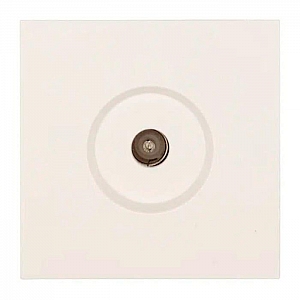 Розетка TV Lezard Zima 704-9088-130 оконечная слоновая кость