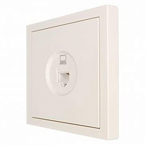 Розетка компьютерная Lezard Zima 704-9088-139 слоновая кость. Изображение - 1