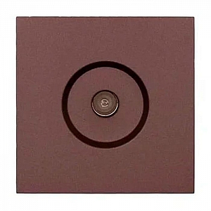 Розетка TV Lezard Zima 704-7388-130 оконечная шоколад