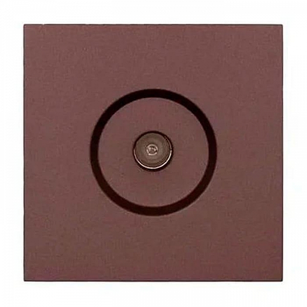 Розетка TV Lezard Zima 704-7388-130 оконечная шоколад