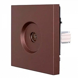 Розетка TV Lezard Zima 704-7388-130 оконечная шоколад. Изображение - 1