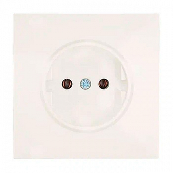 Розетка Lezard Zima 704-9088-121BQC 1 место безвинтовой без заземления ПБТ слоновая кость