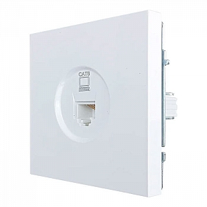 Розетка компьютерная Lezard Zima 704-0288-140 кат.6е белая. Изображение - 1