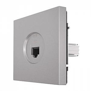 Розетка компьютерная Lezard Zima 704-7488-140 матовый серый. Изображение - 1