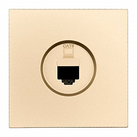 Розетка компьютерная Lezard Zima 704-3688-140 золото