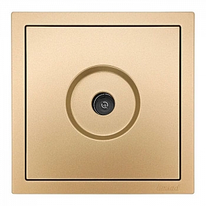 Розетка TV Lezard Zima 704-3688-130 оконечная золото. Изображение - 2